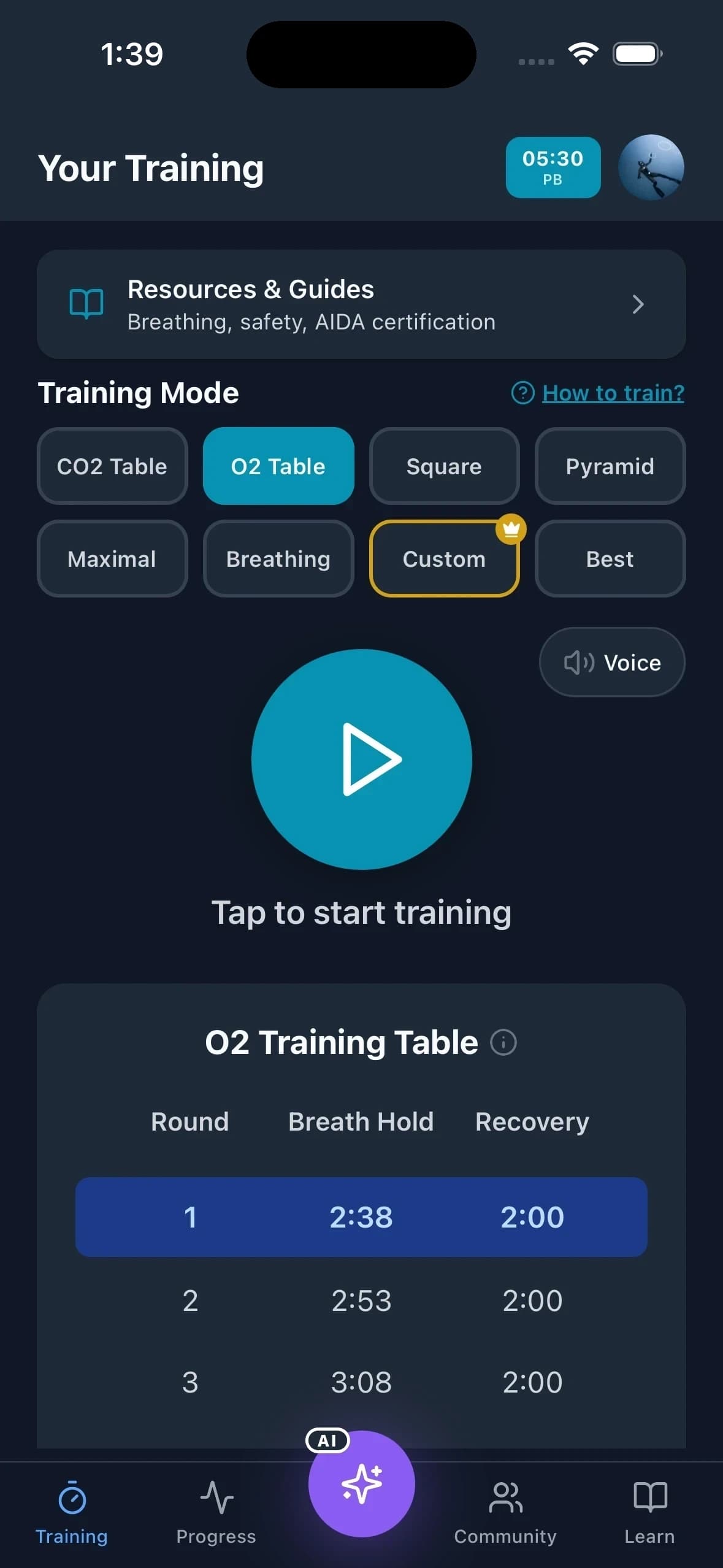 CO₂, O₂ & Square Breathing Modes